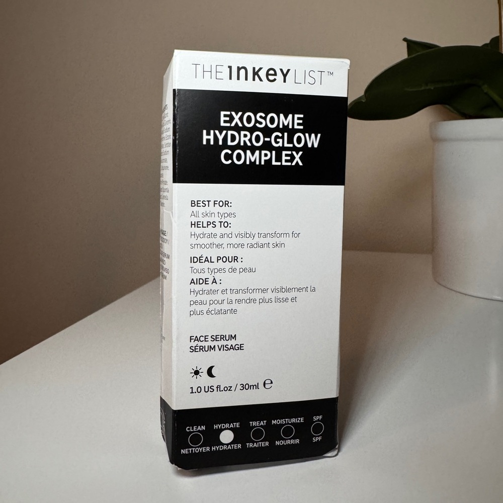 The INKEY List Exosome Hydro-Glow Complex Serum 1 Oz NEW